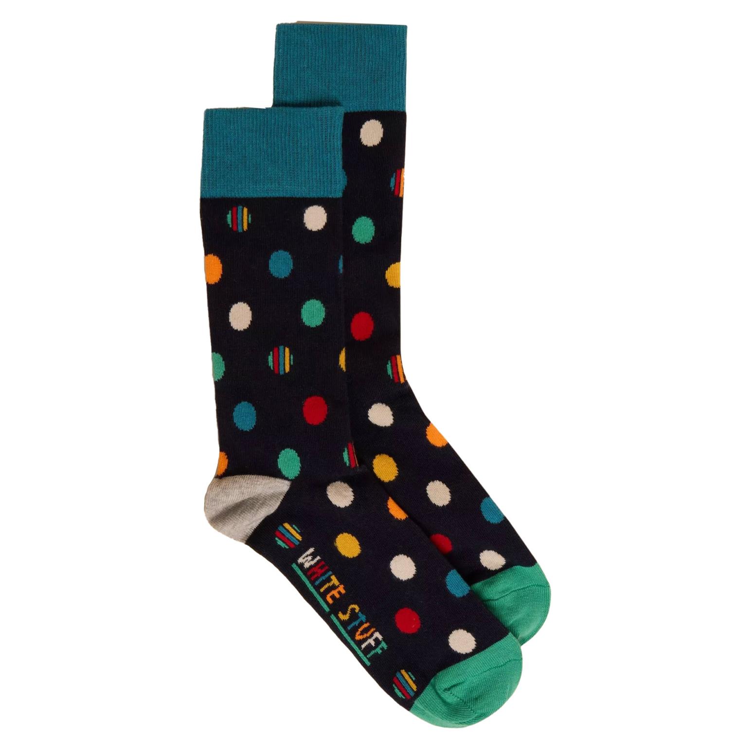 White Stuff Polka Dot Ankle Sock